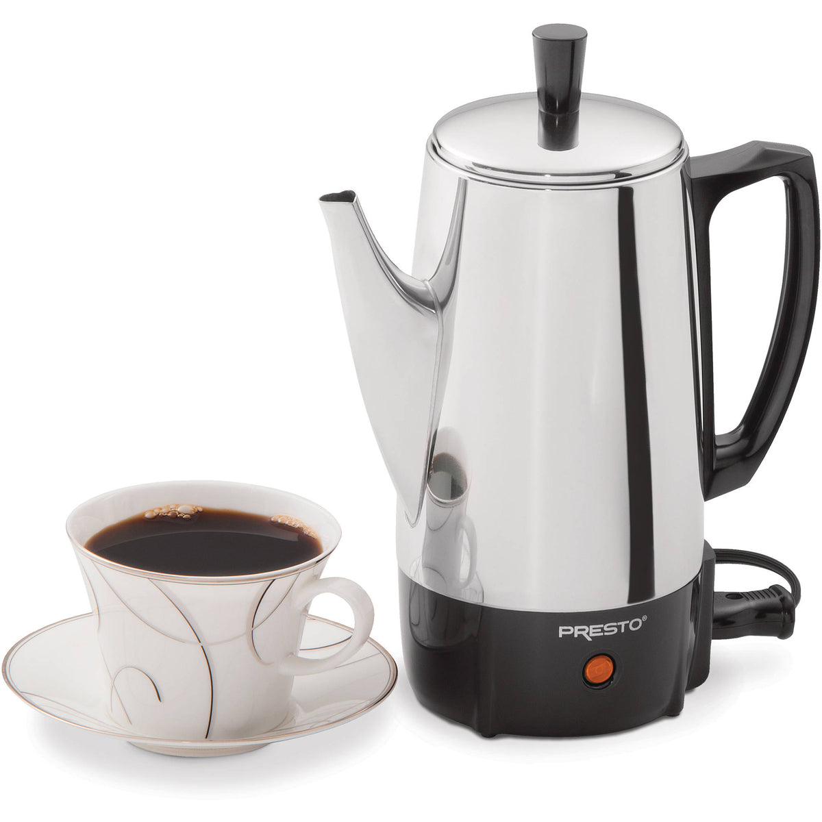 6-Cup Stainless Steel Coffee Maker