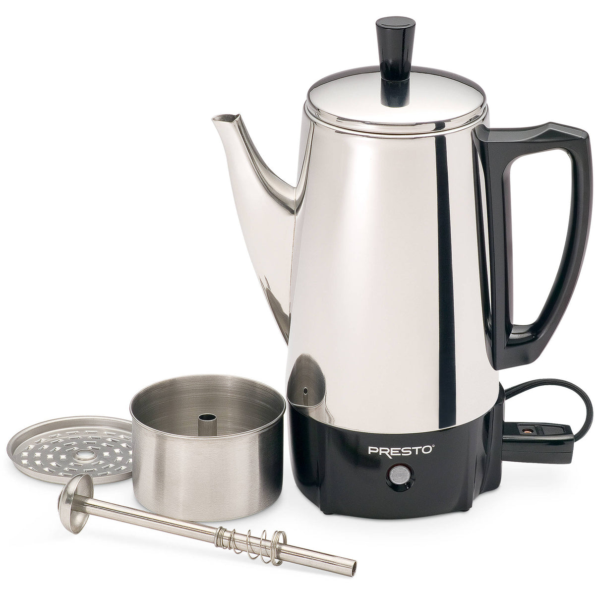 6-Cup Stainless Steel Coffee Maker
