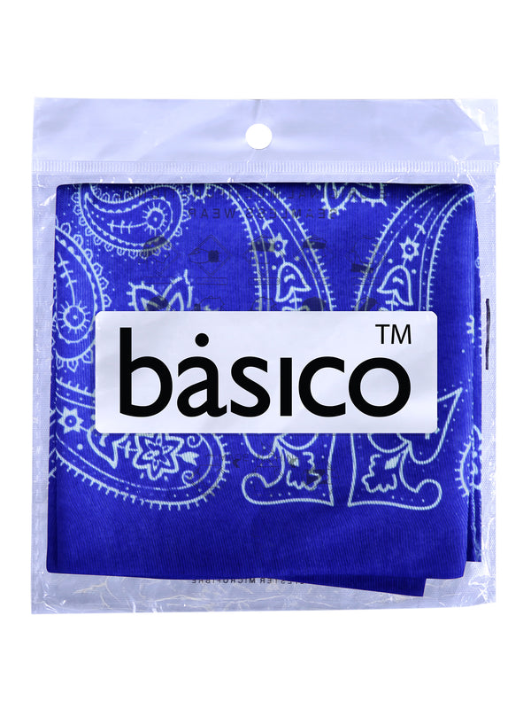 100% Cotton Head Wrap Bandanas 12 Pack with Tube Face Mask/Headband